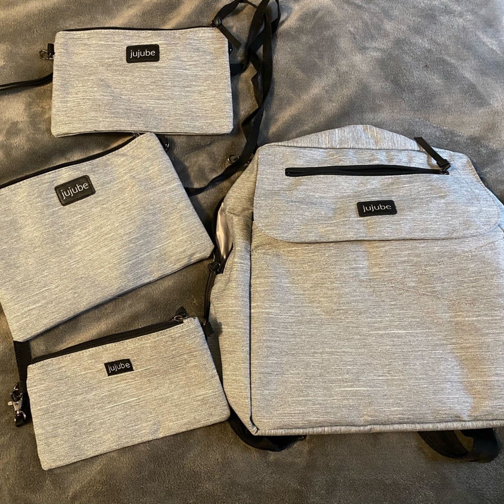 Jujube diaper bag set